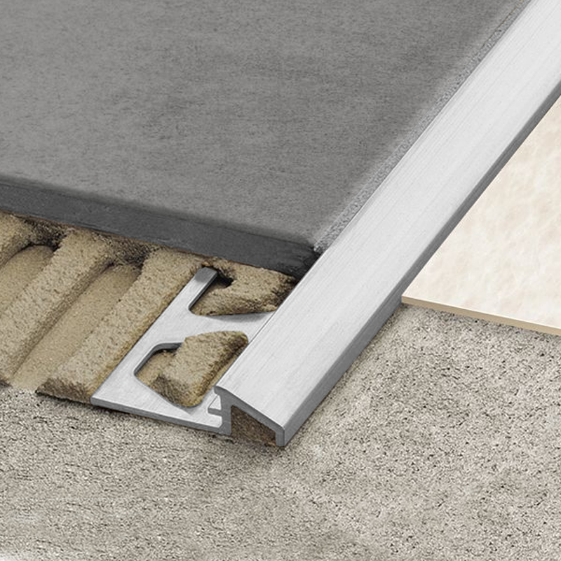 RENOAU Flooring Transition Ramp Milled Aluminium 2.5m Length By